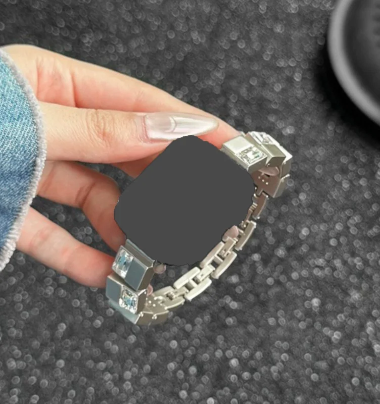 Für Apple Watch Armbänder in quadratischer Form, geeignet für Größen 38-49 mm, kompatibel mit der iWatch S11-1 SE Ultra-Serie (Uhr nicht im Lieferumfang enthalten).