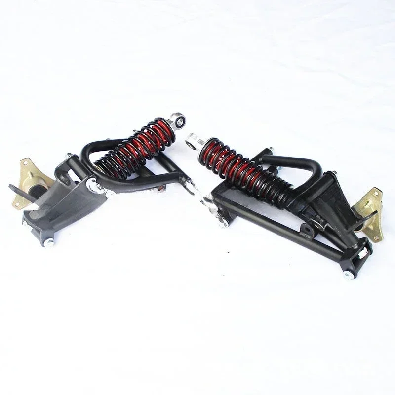 Homemade four-wheeled ATV Maverick front rocker arm, swing arm karting accessories, hanging croissant steering