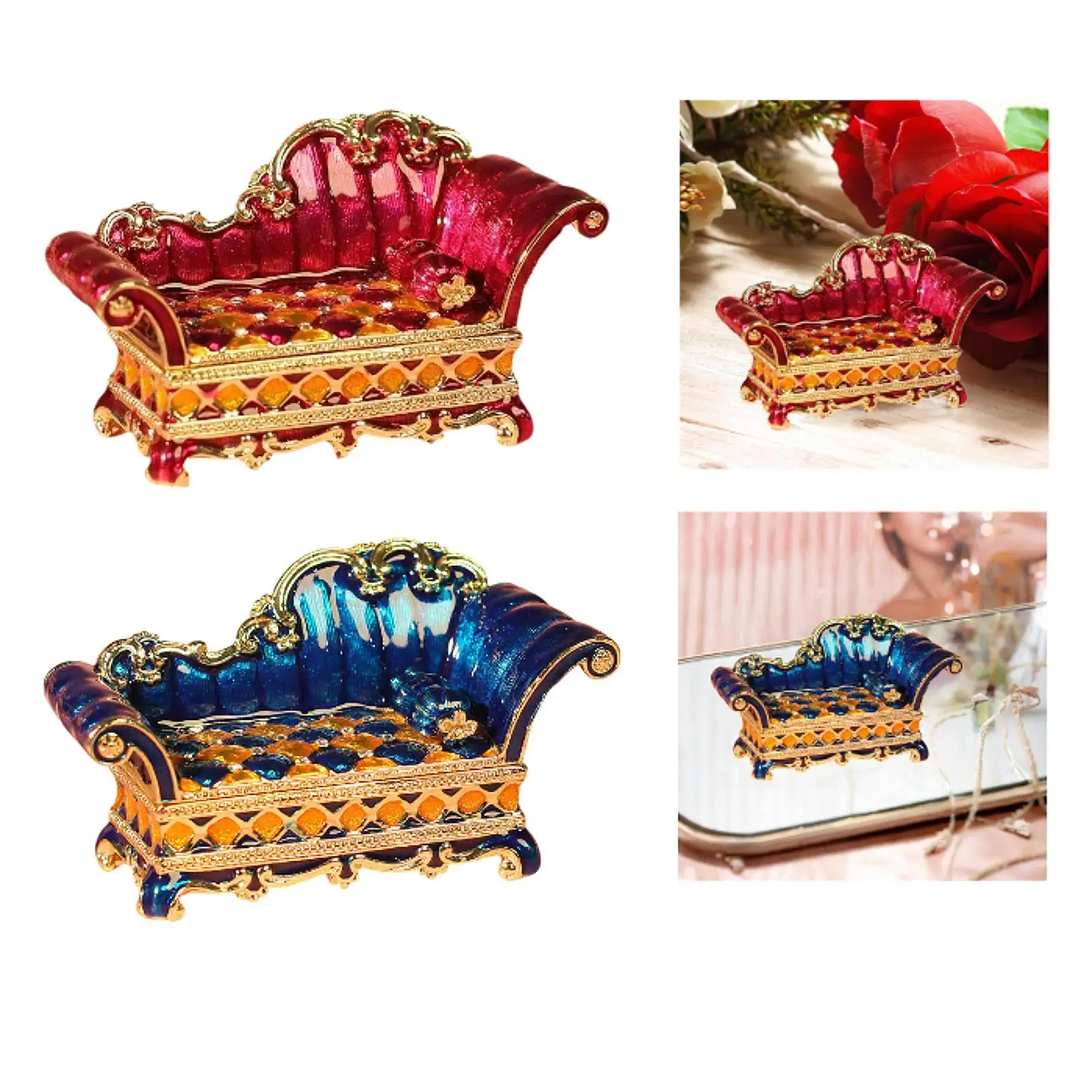 

Trinket Box Jewelry Case Treasure Case for Earrings Bracelet Decoration