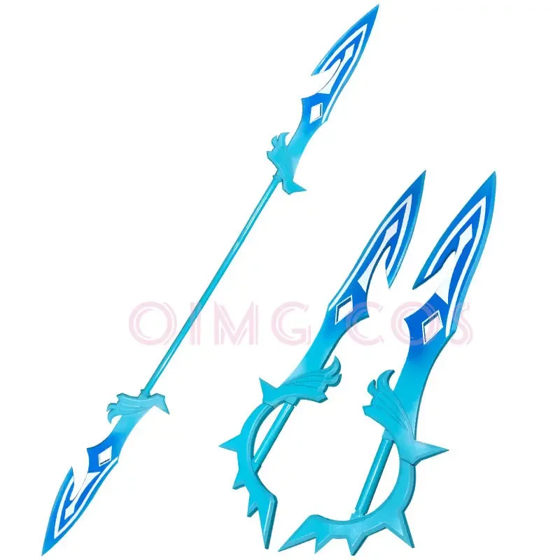 Genshin Impact Tartaglia Cosplay Weapon Props Model Water Lance