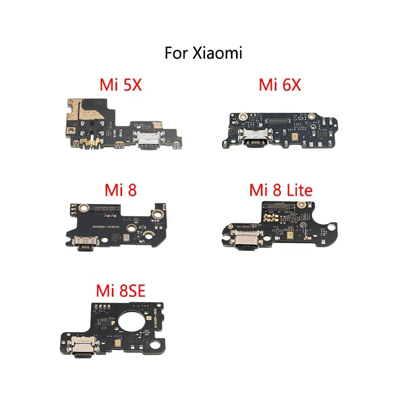 USB Charging Dock Port Socket Jack Plug Connector Charge Board Flex Cable For Xiaomi Mi 5X 6X 8 Lite 8SE