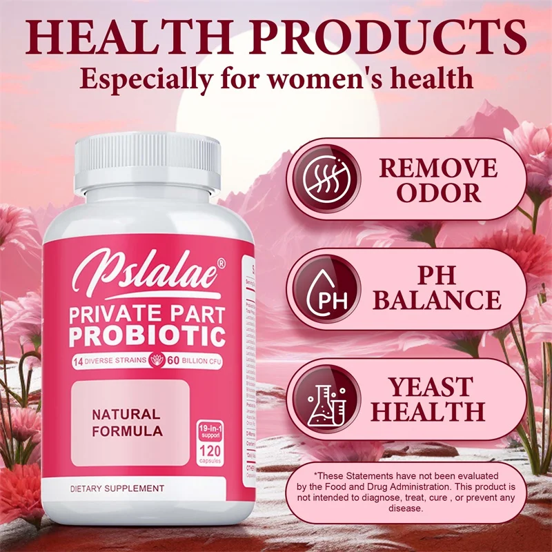 Private Parts Probiotics - Balances Women's PH Levels, Reduces Vaginal Odor, Promotes Vaginal & Urinary Health,Enhances Immunity