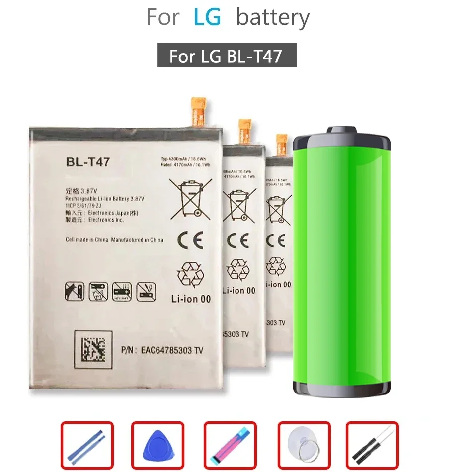 BL-T47-Batería de repuesto para LG Velvet 5G, 4300mAh, LMG900TM G9