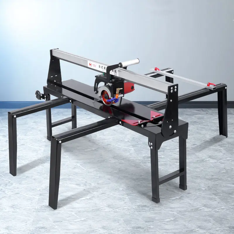 Desktop Tile Cutting Machine Edge Grinding Grooving Chamfer All In One Dust Free Brick Cutter For Home Decoration Use