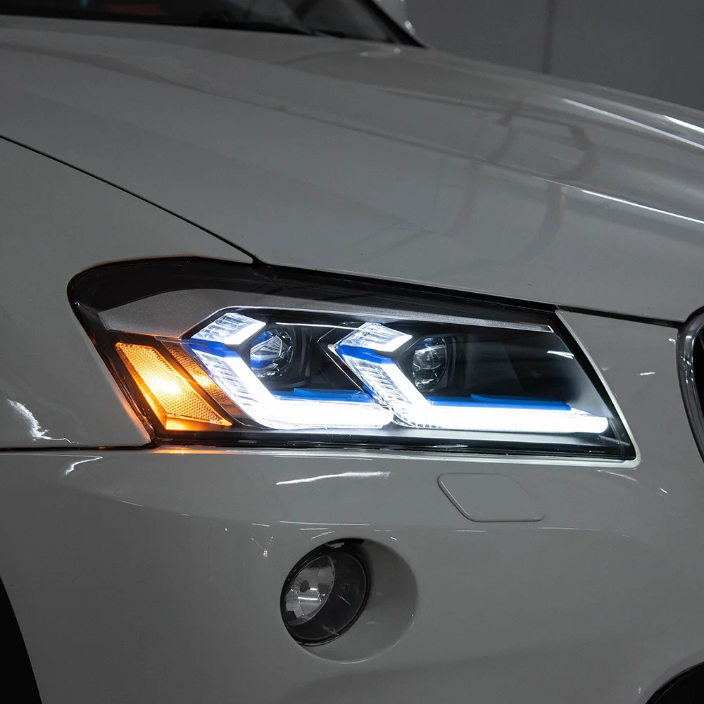 For ‘BMW X3 F25 25i 28i 30i 2010-2013 Car Headlights Assembly Upgrade High Quality Dynamic LED Projector Lens Tool Accessories