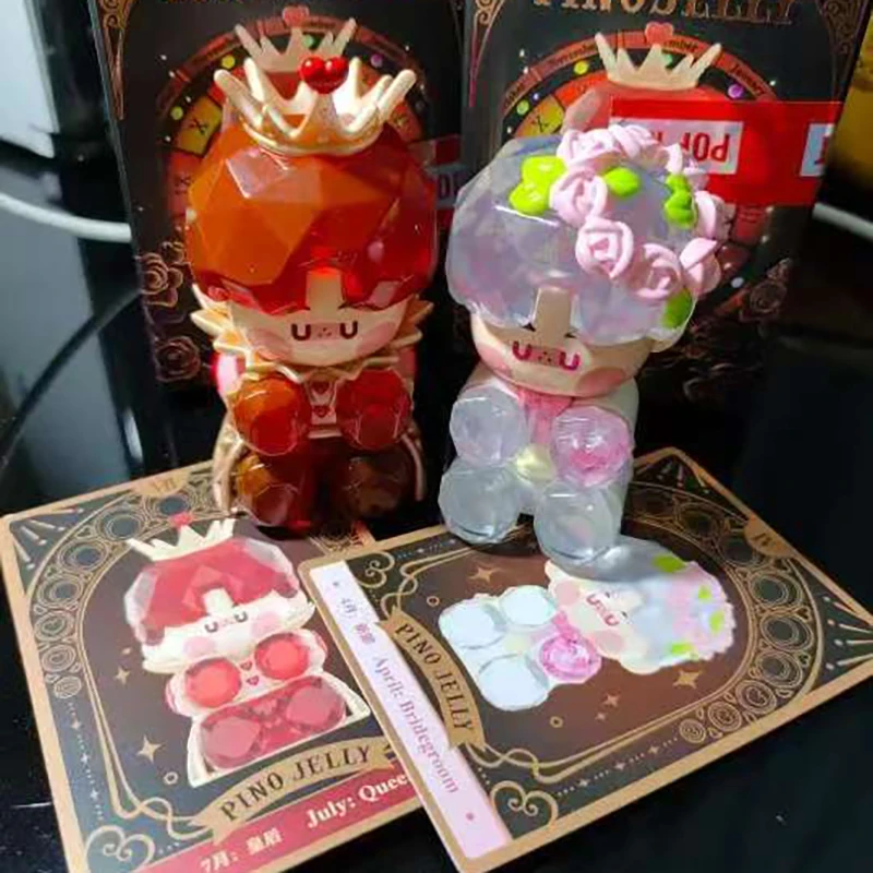 

POP MART PINO JELLY Hard & Shiny Series Blind Box Mystery Box Guess Bag Toys Doll Cute Anime Figure Desktop Ornaments Collection