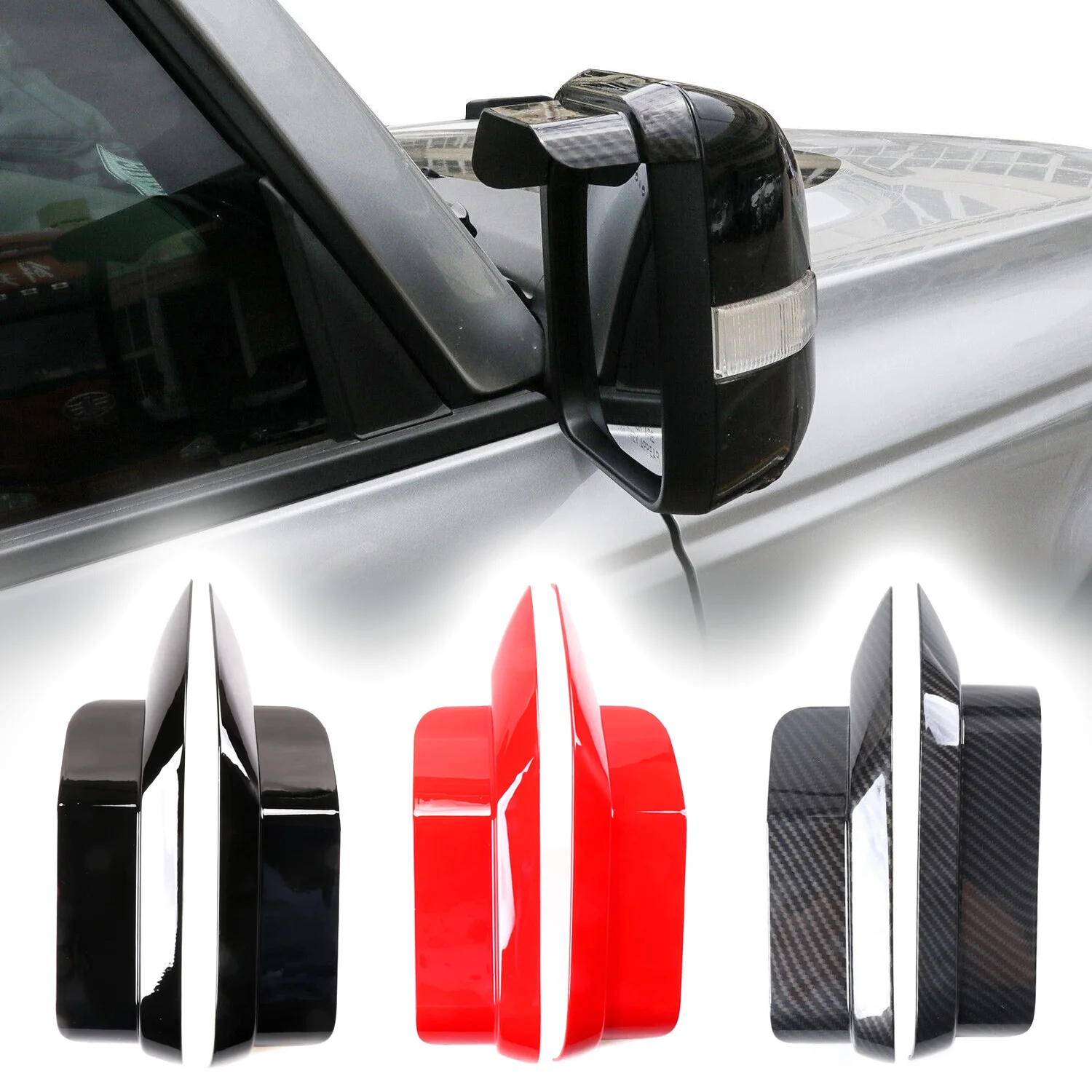 

Car Rearview Mirror Rain Visor Eyebrow Rear View Side Mirror Shield Protector Guard Sticker Trim For Ford Bronco 2021-2023