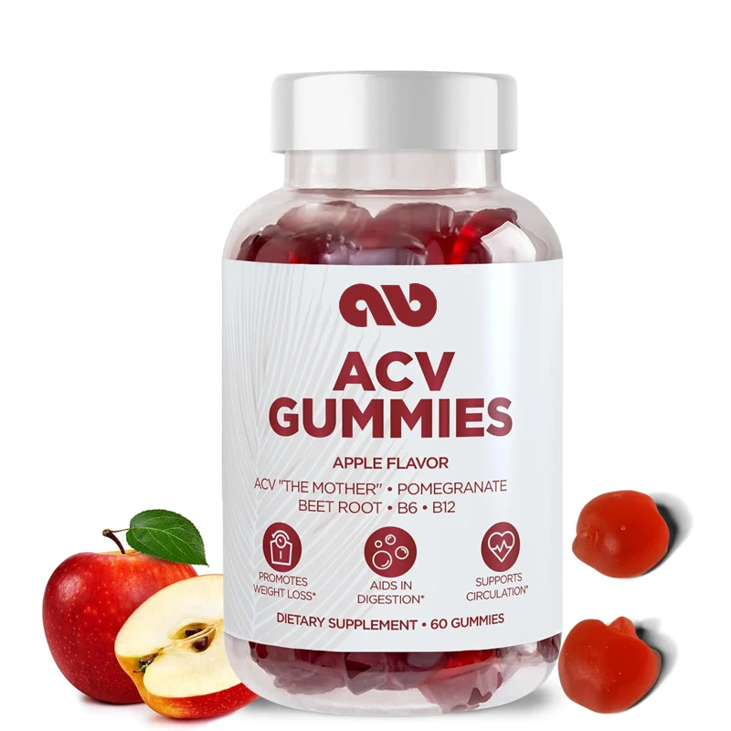 

Keto Apple Vinegar Gummies with Mother | Used for Advanced Health Detoxification and Cleansing | 60 Gummies