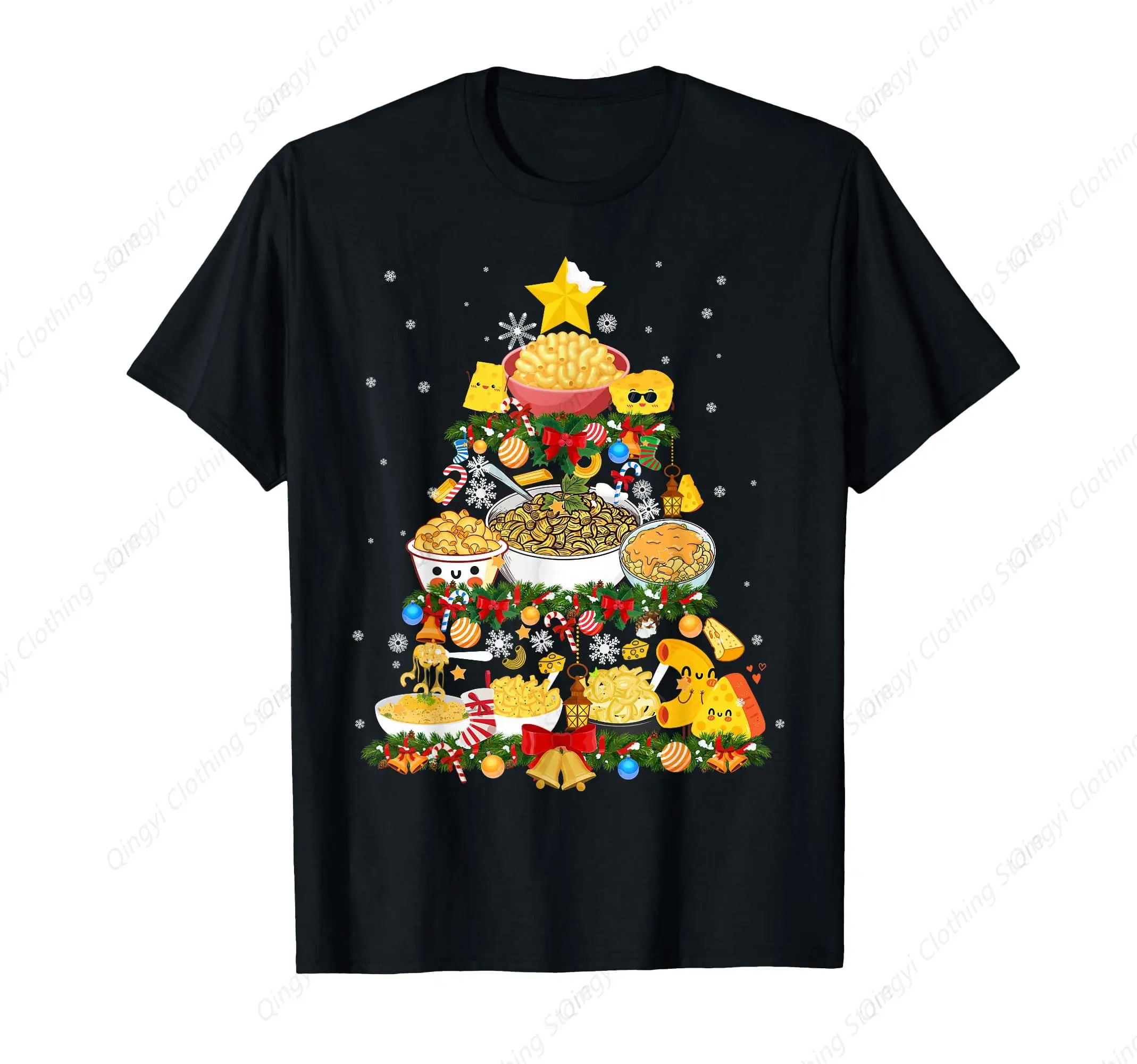 

Mac And Cheese Christmas Tree T-Shirt
