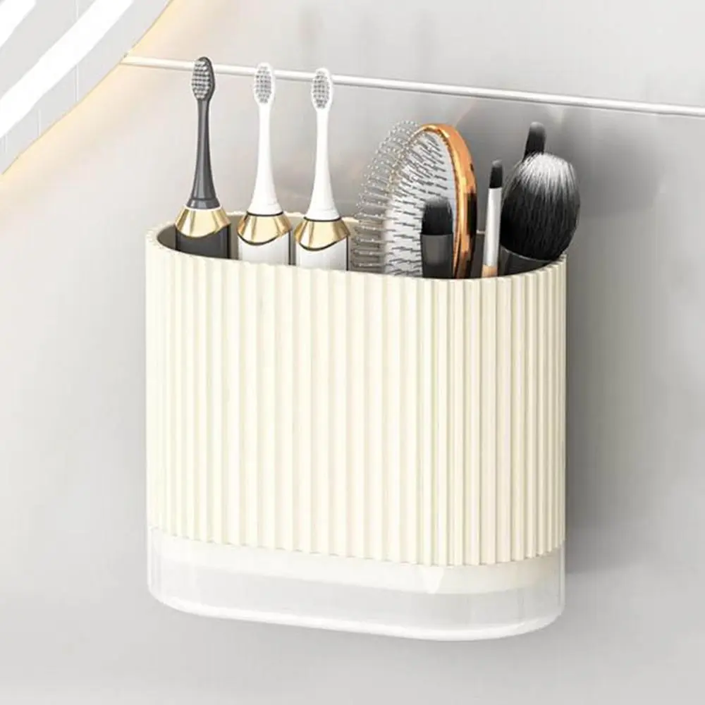 

Plastic Drainage Chopstick Cylinder Wall Mounted Space Saving Fork Drain Storage Box Large Capacity Chopsticks Storage Box