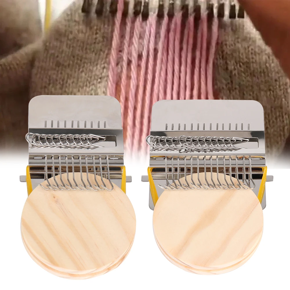Stopf maschine zum Ausbessern von Kleidung und Jeans kleiner Rahmen Hand teppich Holz webstuhl Webrahmen kleine Webstuhl Strick werkzeuge