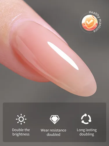 Imagen 2 del producto Sello de imprimación de construcción, pegamento para esmalte de uñas, pegamento para Chip de uñas, pegamento de refuerzo, tinte Halo, revestimiento de cristal, pegamento funcional para uñas, 16ml