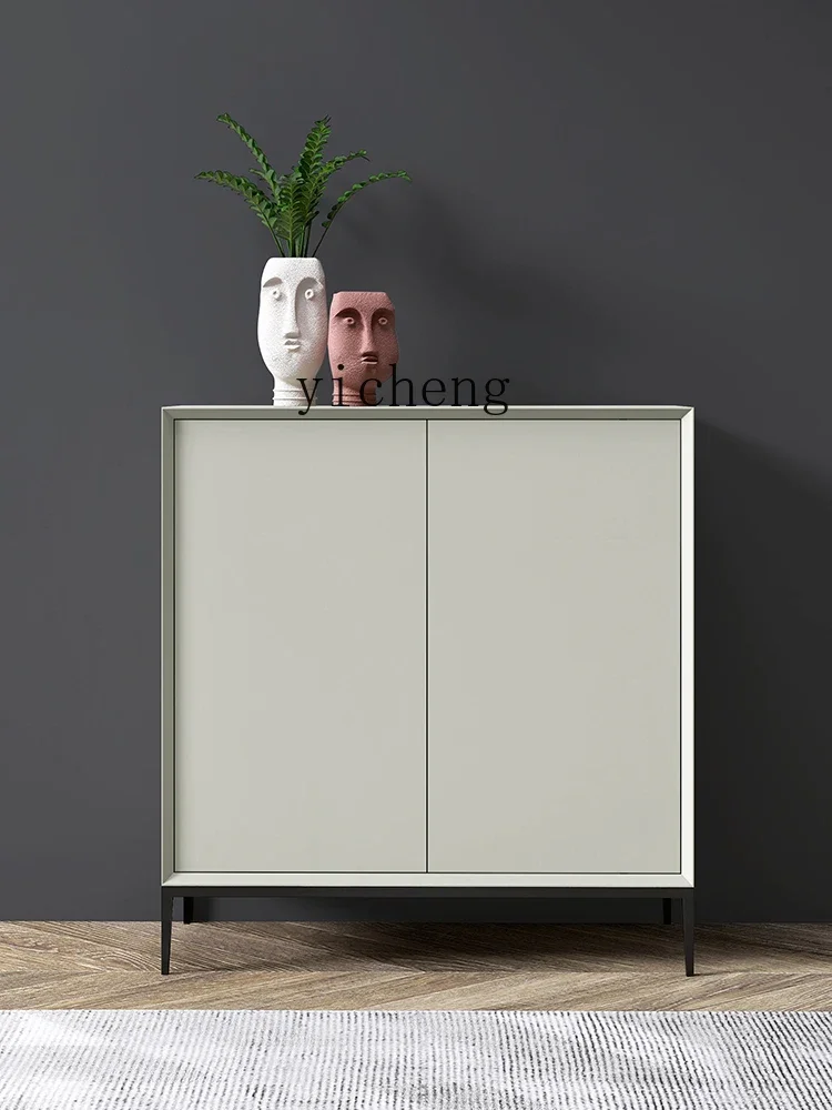 Zf minimalist shoe cabinet paint household entrance multi-functional multi-layer storage simple cabinet