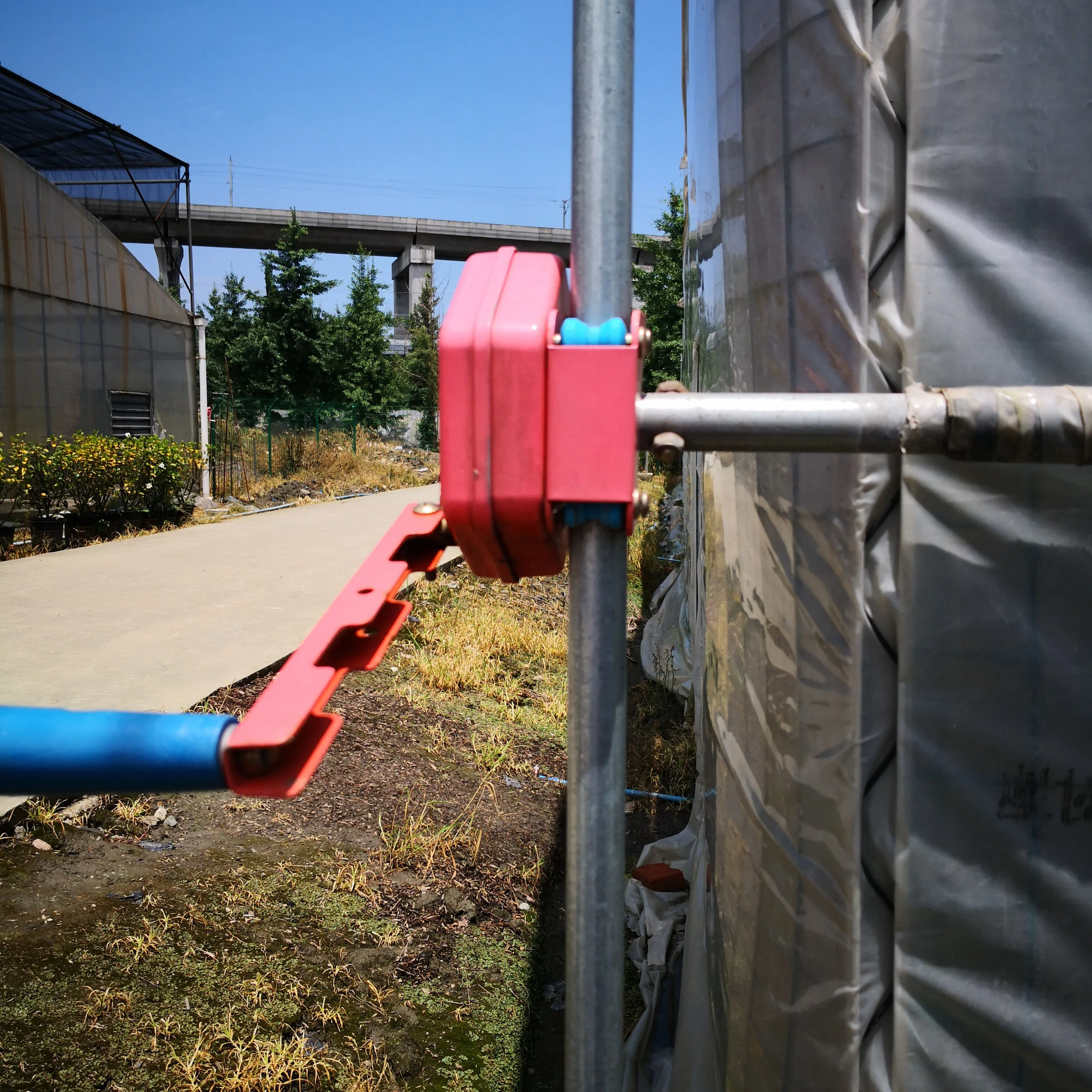 2025Greenhouse Manual Roll up Film Roller  of Ventilation