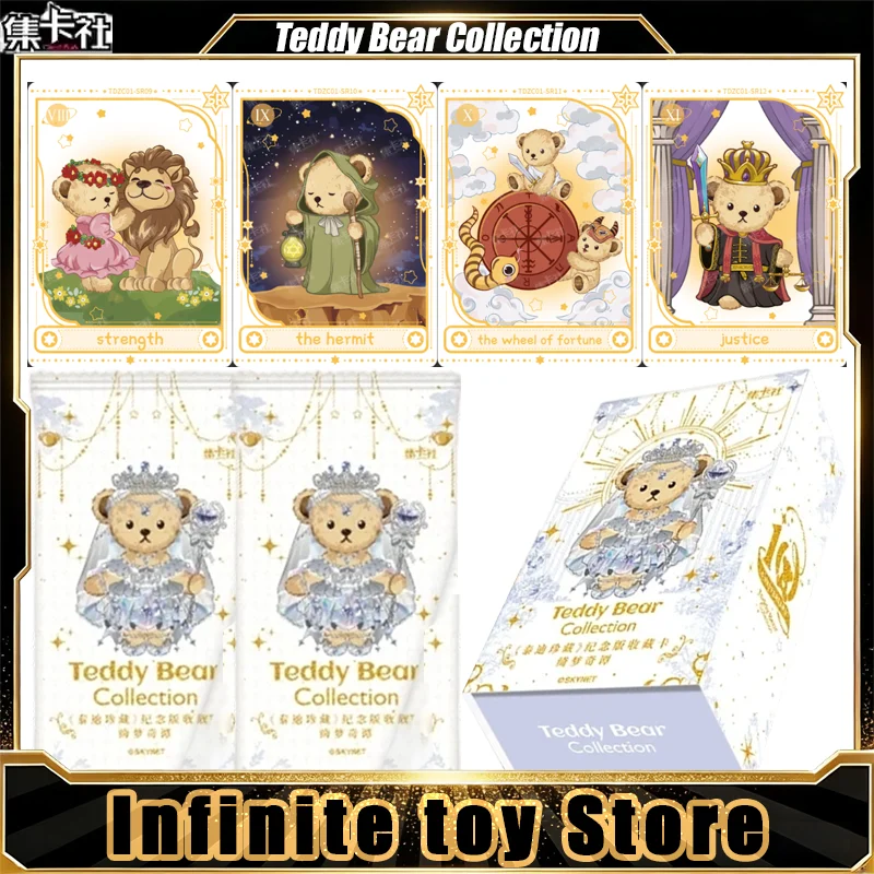 Коллекционные карточки Card.fun Teddy Bear: Оригинальные аниме-карточки, набор-сюрприз Dream Fantasy Tale, праздничные игрушки, подарки на день рождения