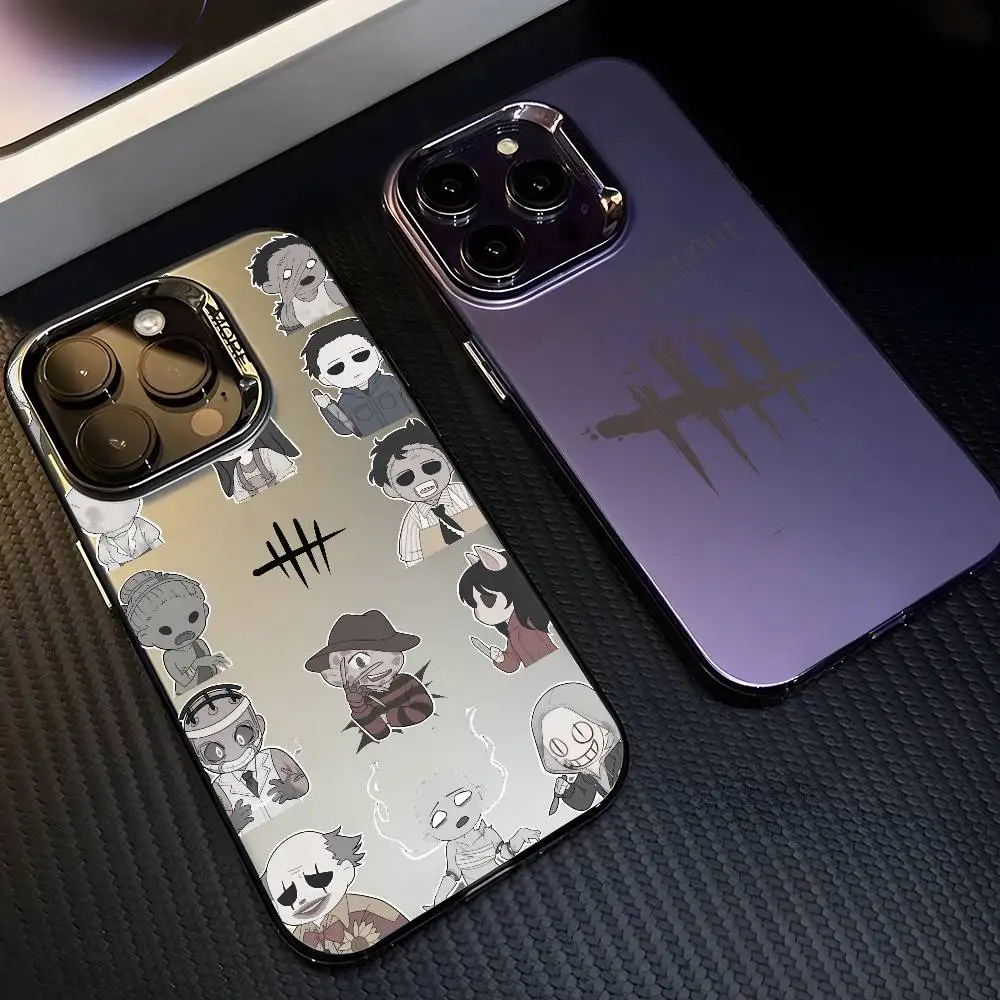 Funda de teléfono Game D-Dead By D-Daylight para IPhone 17 16 15 14 13 12 11 Pro Max Air Multicolor mate láser metálico Aurora Funda