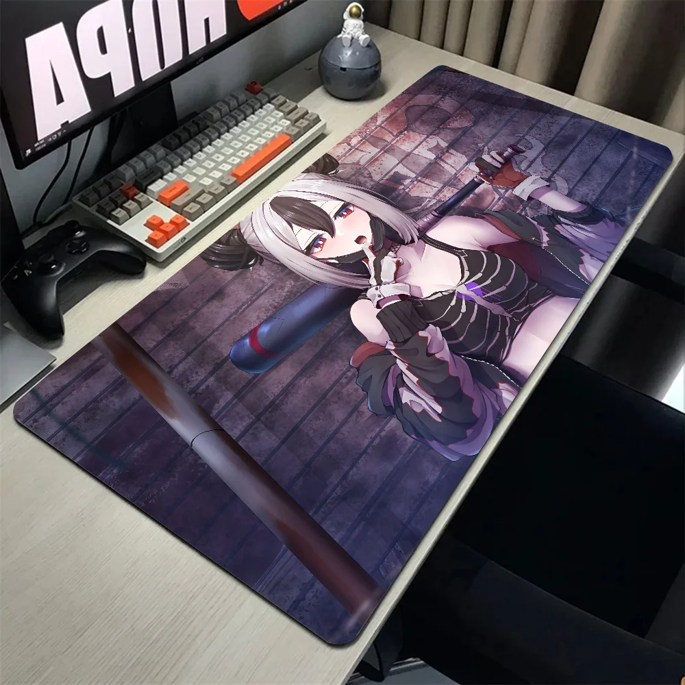 Game Anime Blue Archive Onikata Kayoko Mousepad Mouse Mat Desk Mat With Pad gaming accessories Prime Gaming XXL Keyboard Pad Sti