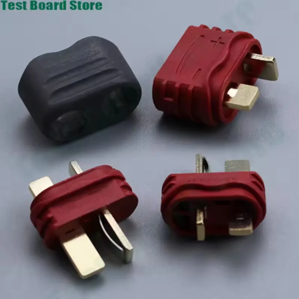 

1Piece T-shaped plug AM-1015E male and female anti slip connector for RC Lipo battery 40A high current drone aircraft