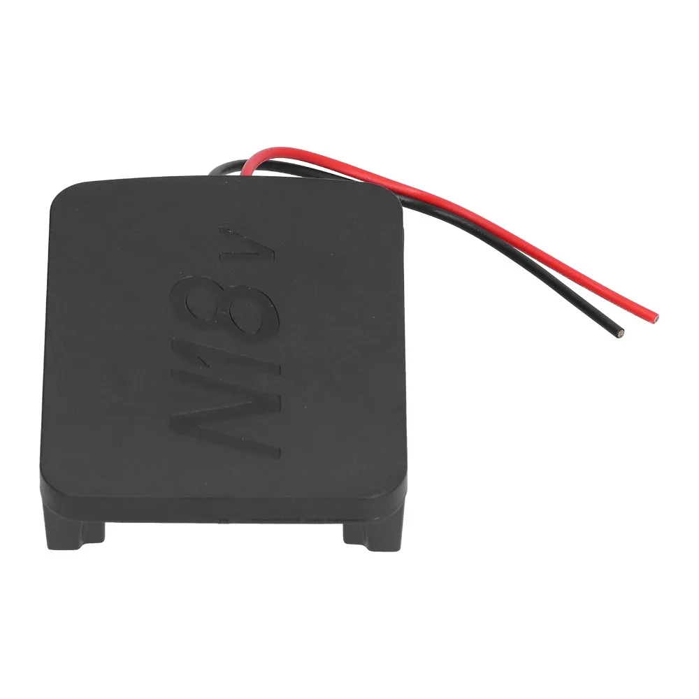 

Адаптер батареи N18V с проволочным разъемом, литий-ионный источник питания 18 В, кабель ABS 5,3 дюйма для батарей Milwaukee M18