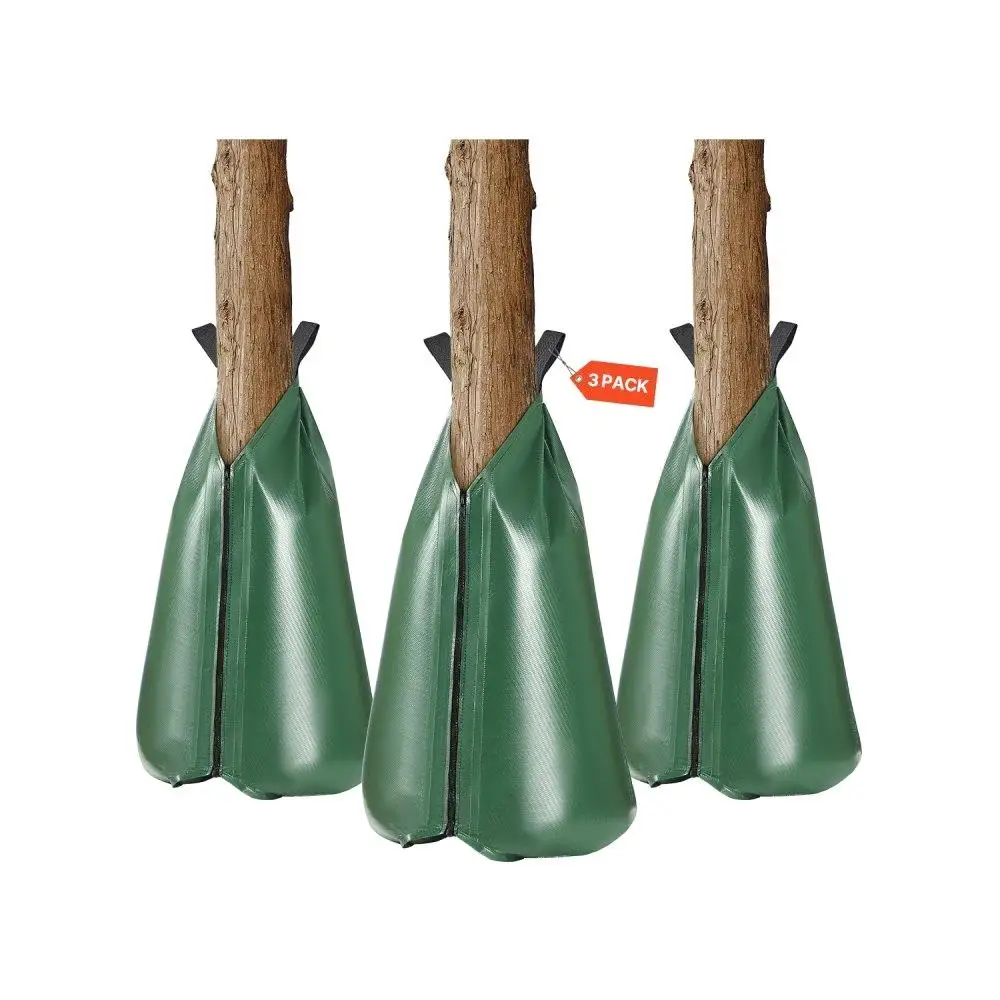 

20 Gallon Tree Watering Bags Slow Release Drip Irrigation System for deep Root Targeting Refillable Durable 3 Pack