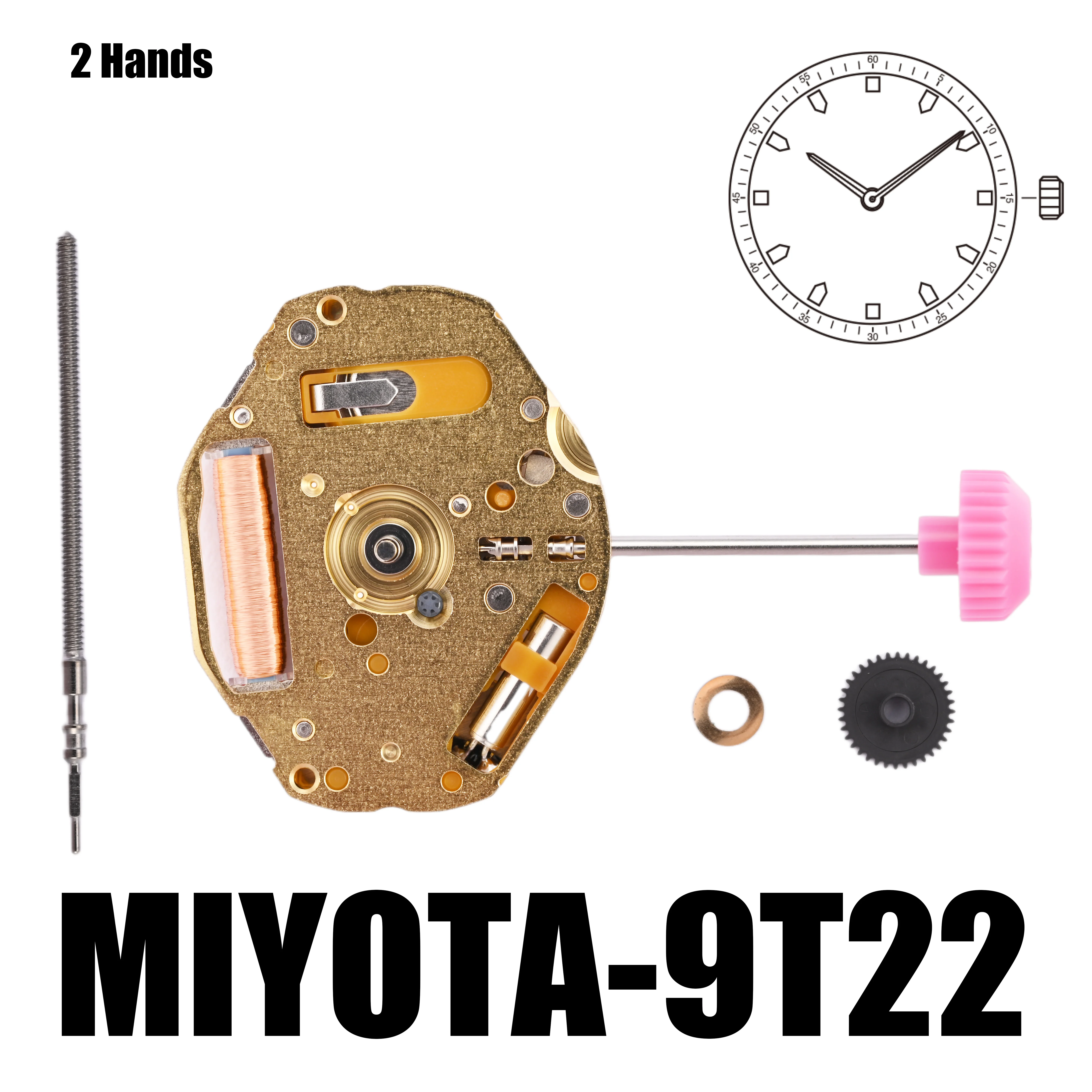 

MYIOTA 9T22 Slim | Движения сверхтонкие. Идеально подходит для дизайна с ультратонким профилем. Размер: 6 3/4 × 8 дюймов; Высота: 1,9 мм