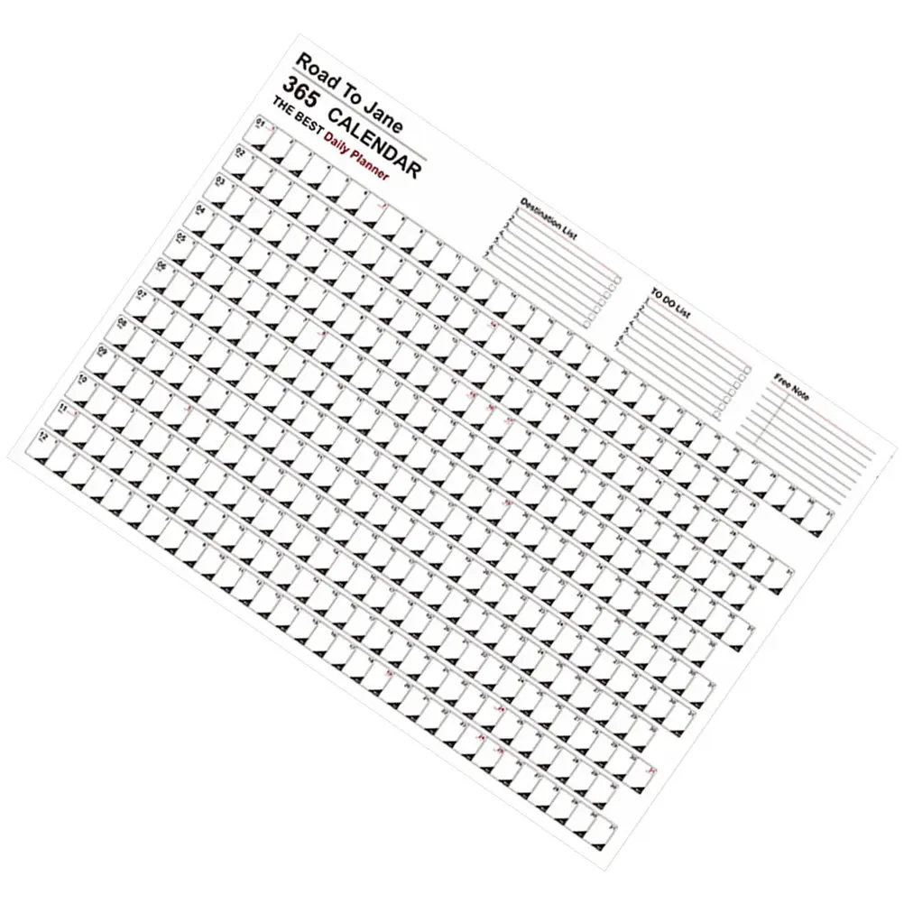 

Annual Hanging Wall Calendar 2023 Creative Elegant Office Home Decorative Planner Monthly Schedule Planning English Agenda