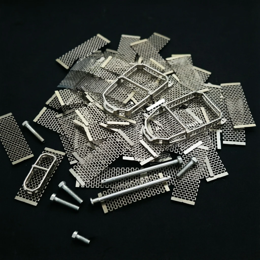 100–10pcs Metal A1 Ni80 Resistance 0.17, 0.13, 0.19, 0.2 ohms Stainless Steel U-shaped Zigzag Mesh Electronic Accessories