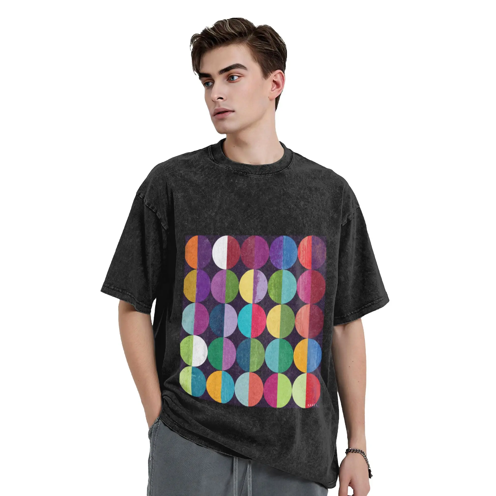 Moon Classic Cool A T-Shirt Oversized Short Sleeve Men's Women's Cotton Tees Tops