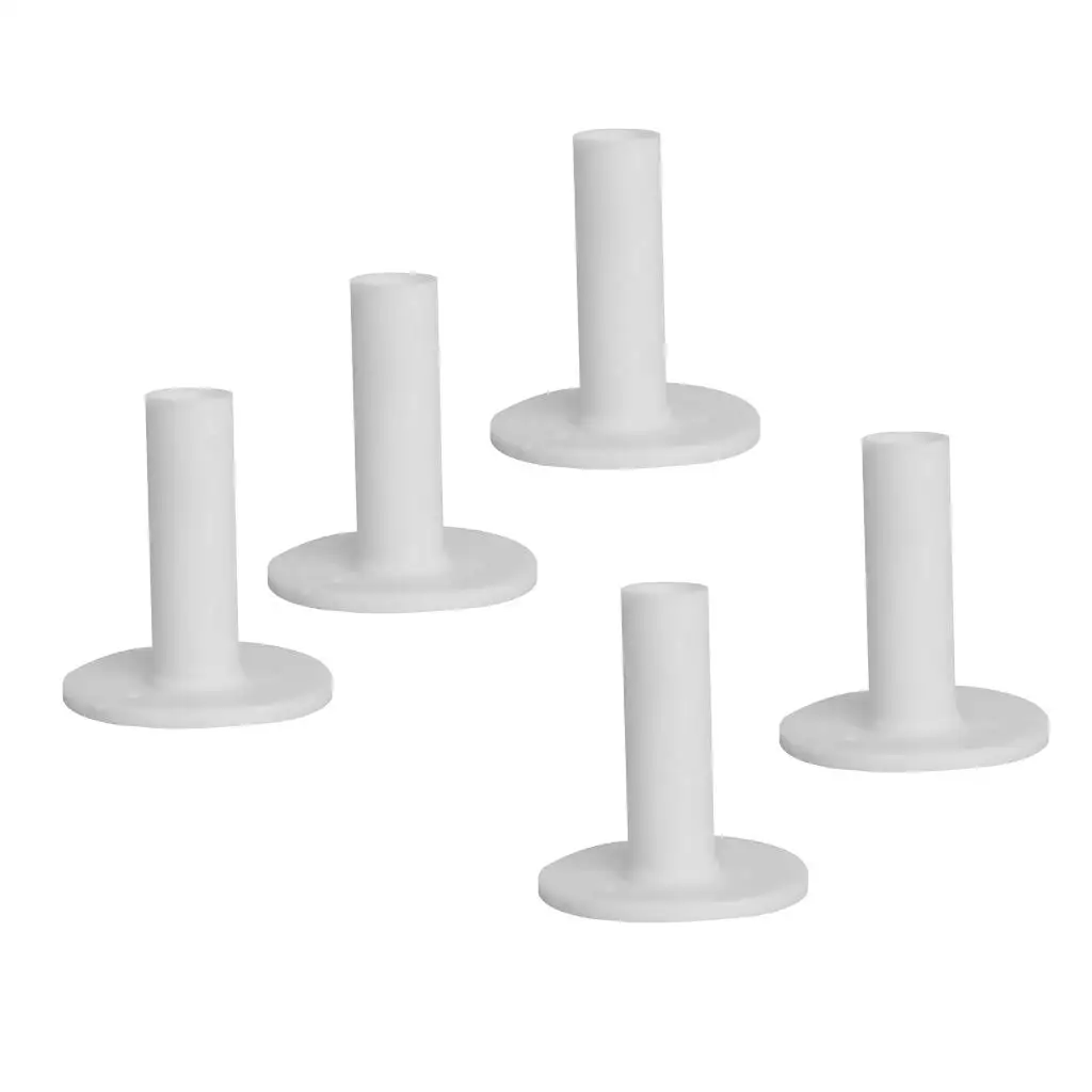 5pcs Golf Rubber Tees Hitting Practice Training Mat Range Tee Holder 57mm