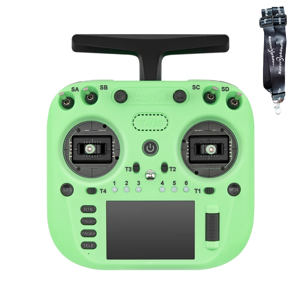 Radiomaster TX15 16ch 3.5inch IPS Touchscreen V5.0 Hall Gimbals Radio Controller ELRS FCC/LBT Built-in Gyro Microphone