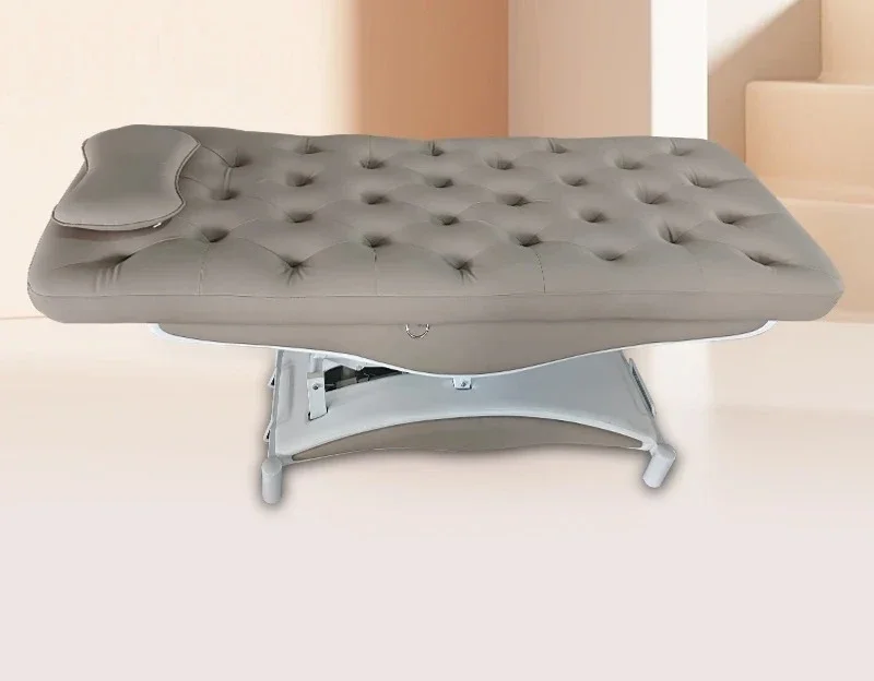 High-grade electric lifting beauty bed, body massage and beauty  available, embroidered eyebrow and eyelash bed