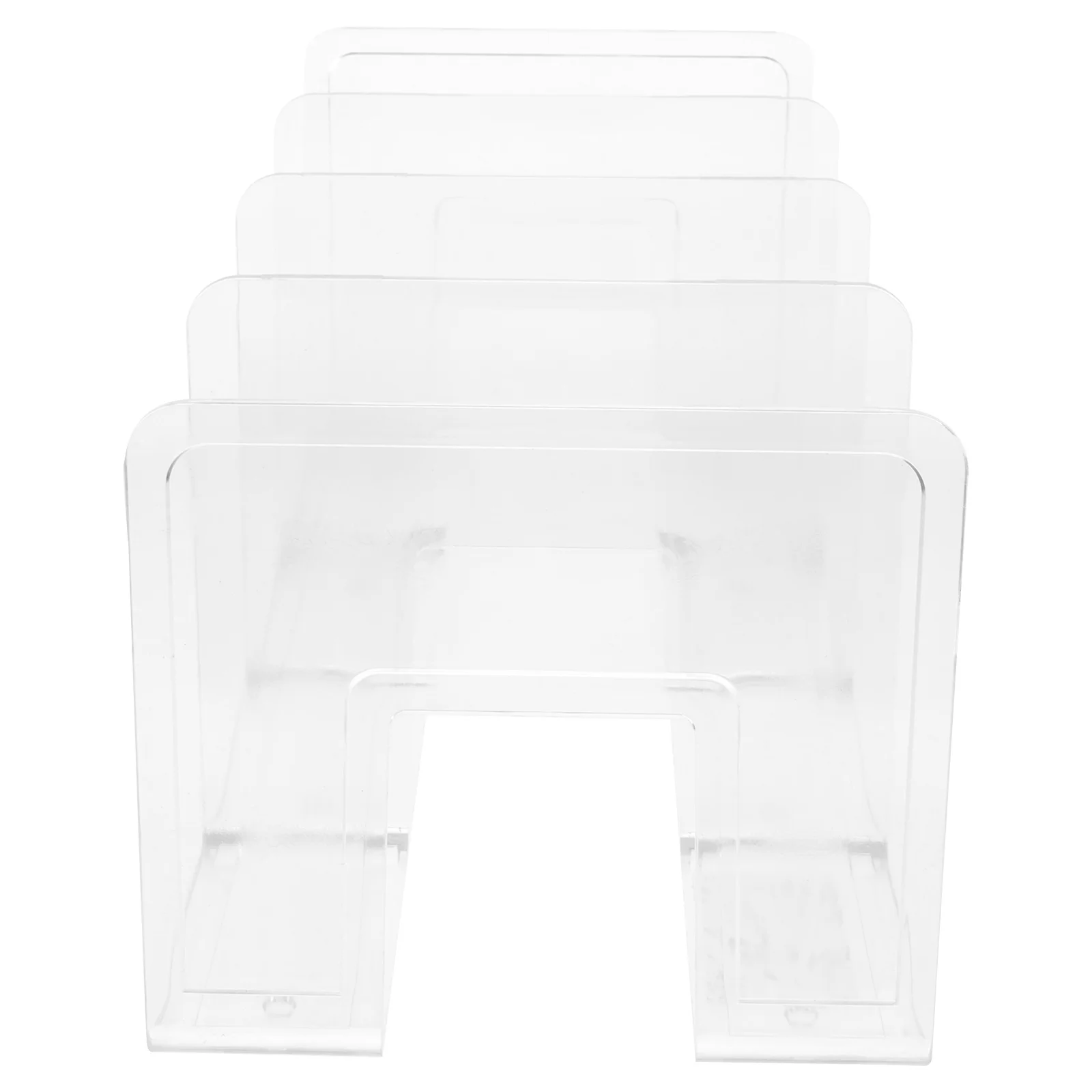 

Thick Acrylic Bookend Book Holder Office Study Home Bookshelf Organizer Decorative Bookends for Heavy Books Book Supply