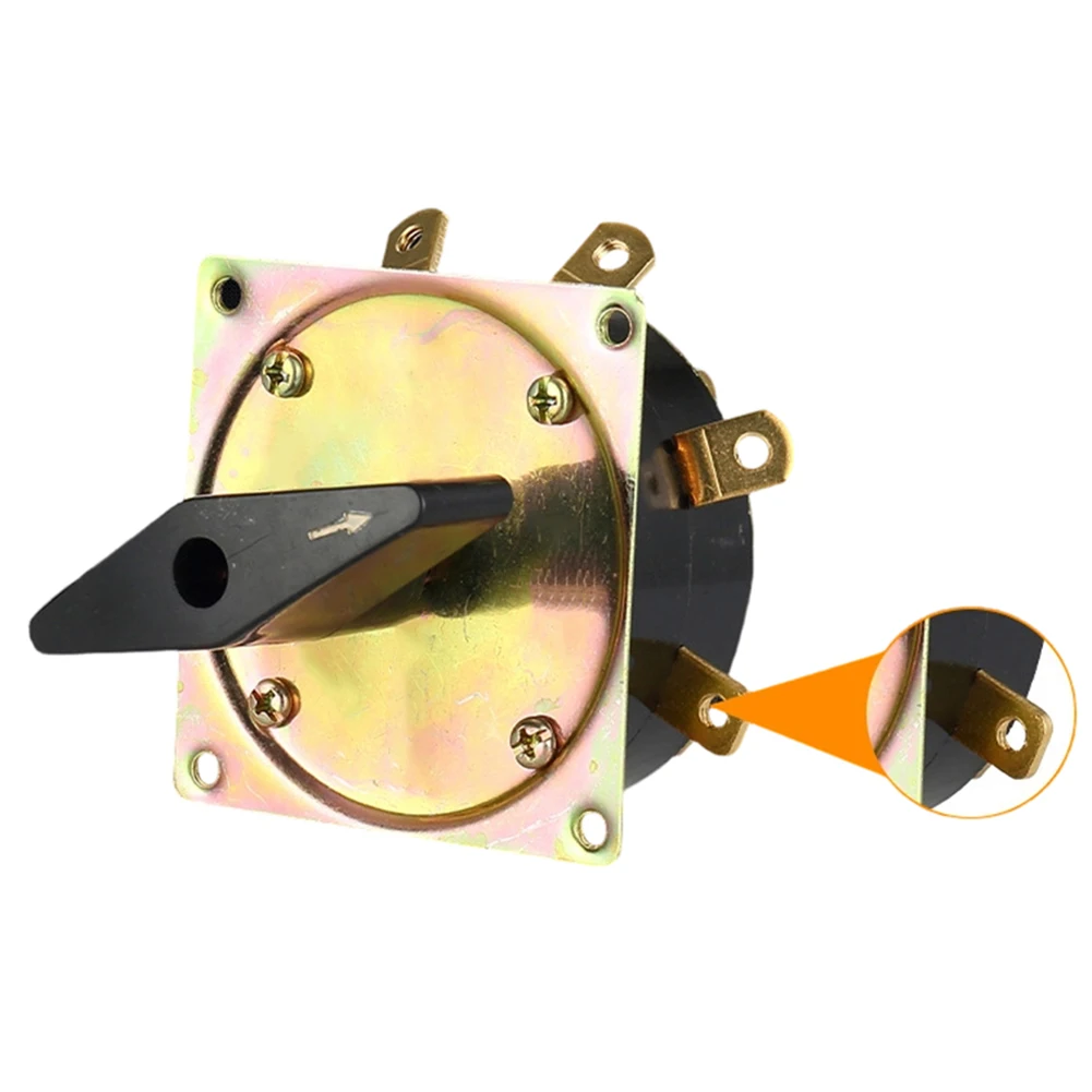 KDH 25A Rotary Gear Switch for Welding Machine Current Selection with Defined Position Stops and Mechanical Reliability