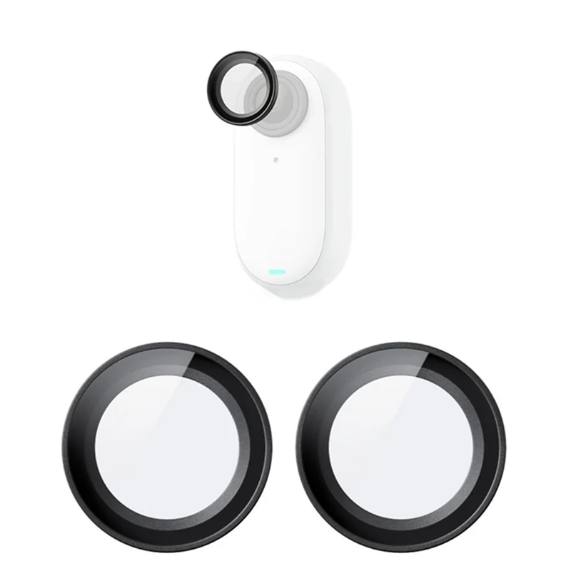 Upgraded For Insta360 GO 3 Lens Protector Screw-Type Portable Off Anti-Fog Multifunction Translucent Coating Protection Lens Acc