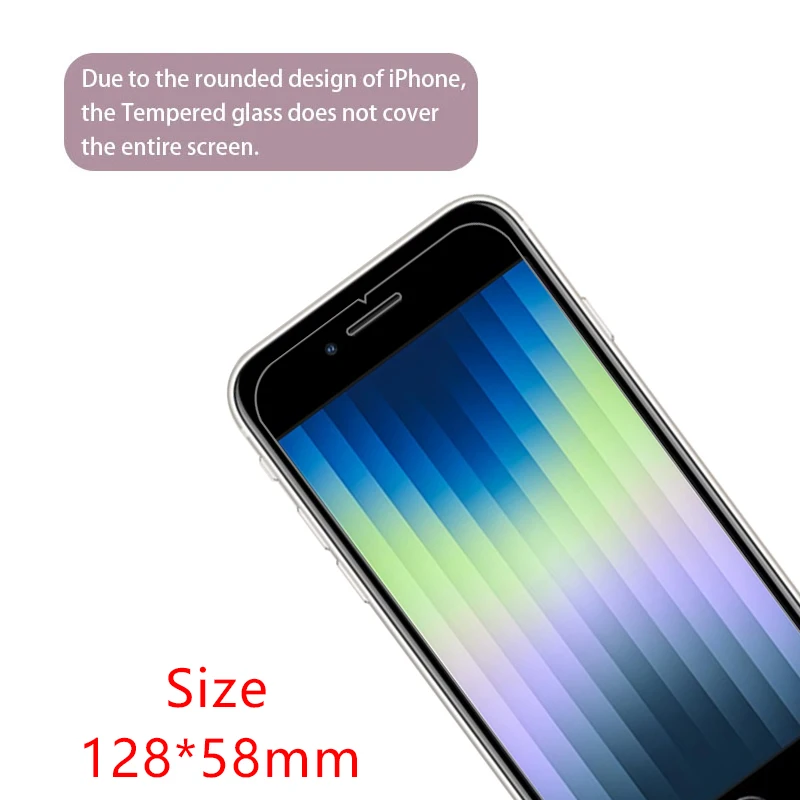 غطاء خلفي من الزجاج المقسى لهاتف apple ، iphone se ، 3 ، se3 ، se2022 ، الجيل الثالث ، iphone ، iphone ، iphone ، iphone ، iphone ، 3 ، se2022