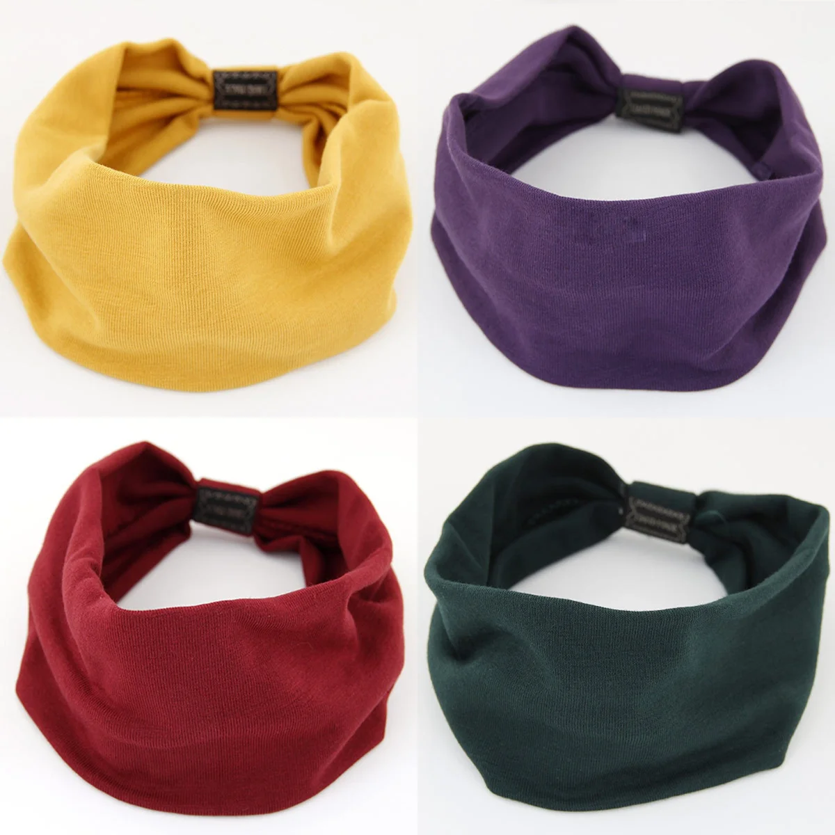 

Breathable Wide Elastic Headband Solid Color Yoga Headband for Women Non-Slip Fitness Headwrap Sweat Wicking Sports Hair Band