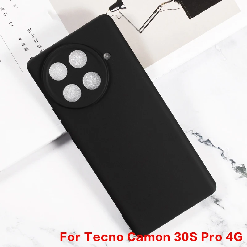 Camera Protection Case For Tecno Camon 30S Pro CLA6 Case Silicon Soft TPU Phone Cover For Etui Tecno Camon 30S CLA5 Bumper Shell