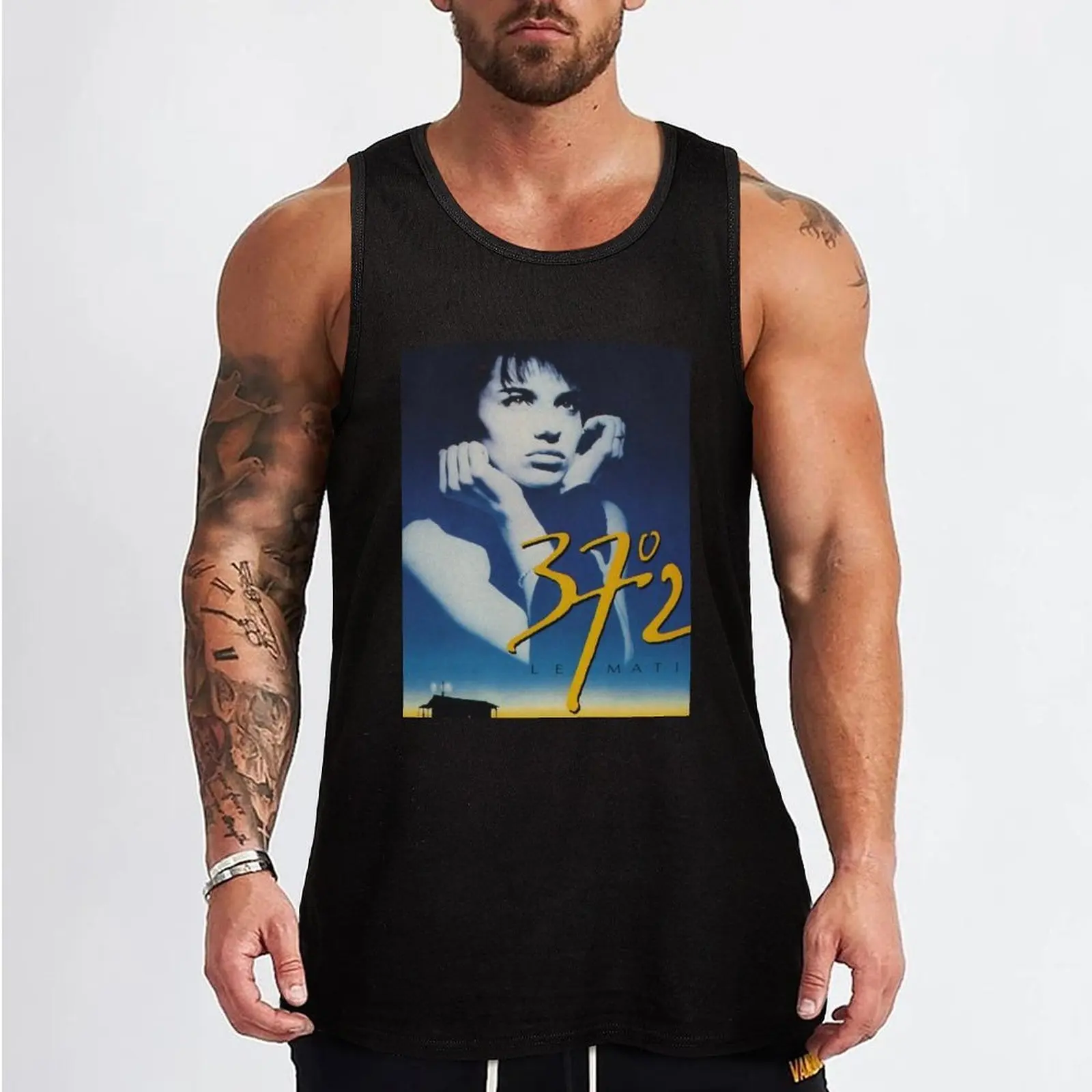 Betty Blue Movie Poster T-Shirt Tank Top Sleeveless top cute tops men gym clothing