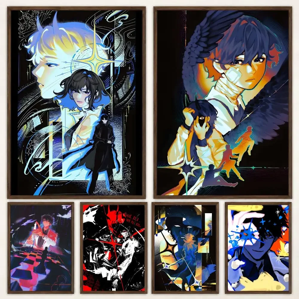 Epic Fantasy Webtoon Omniscient Reader Viewpoint Poster Self‑Adhesive Waterproof Poster Sticker Wall Art Home Decor