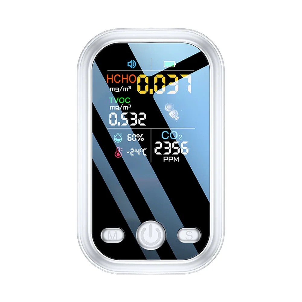 

Handheld portable infrared CO2 indoor air quality detector