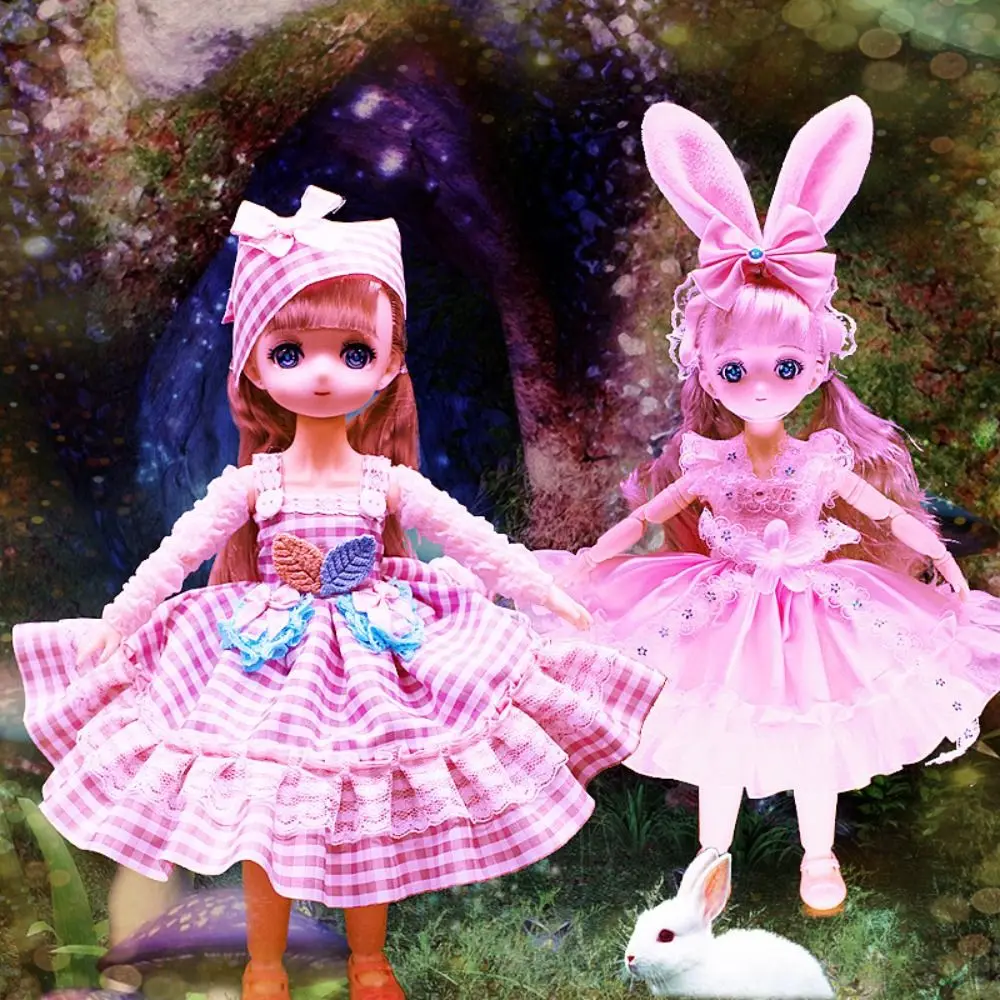 

Мини-куклы Сферический шарнир 32 см Bjd Кукла Одеваются с одеждой 1/6 Bjd Куклы 3D глаза Милые шарнирные игрушки 32 см Подарок на день рождения