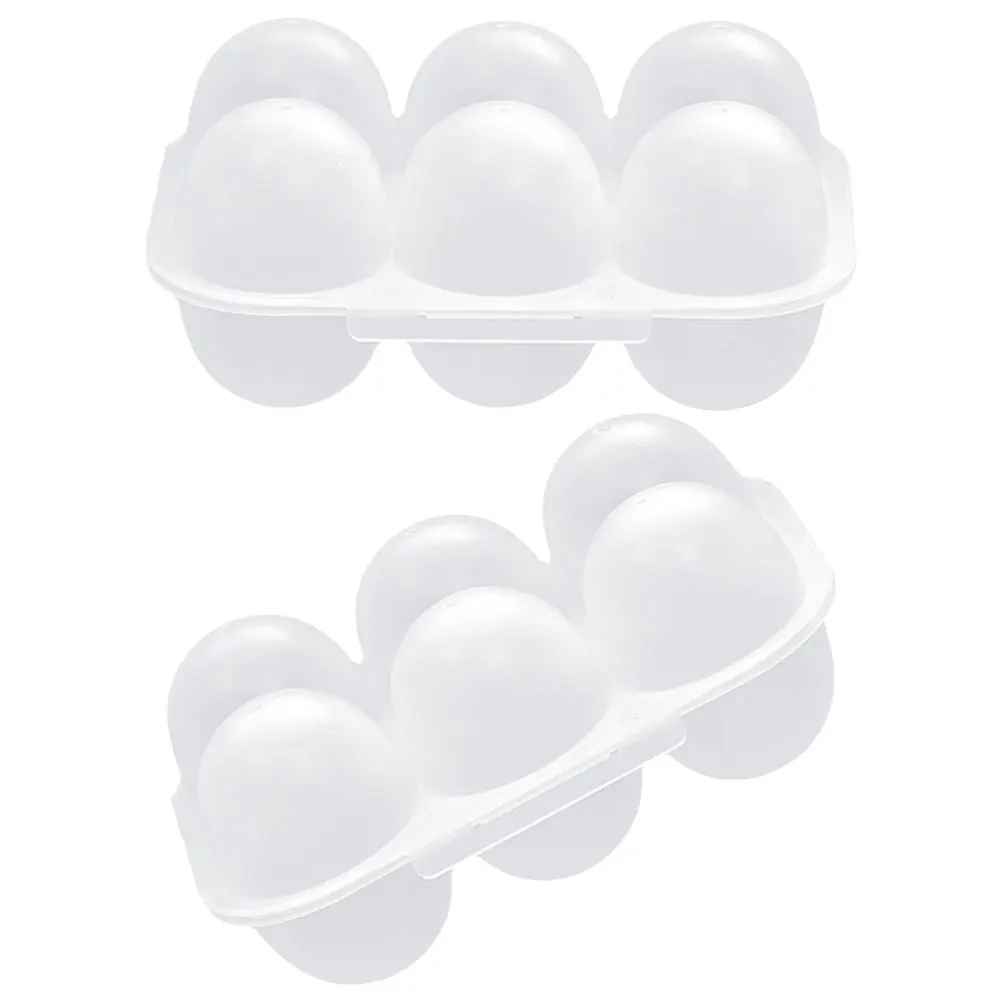 

2Pcs Egg Organizer Reusable Plastic Kitchen Container Refrigerator Egg Storage Box Preservation Saver