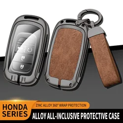Zinc Alloy Car Key Case For Honda Civic 2022/2023 Models Remote Control Protector For Honda Accord Special Key Cover Keychain