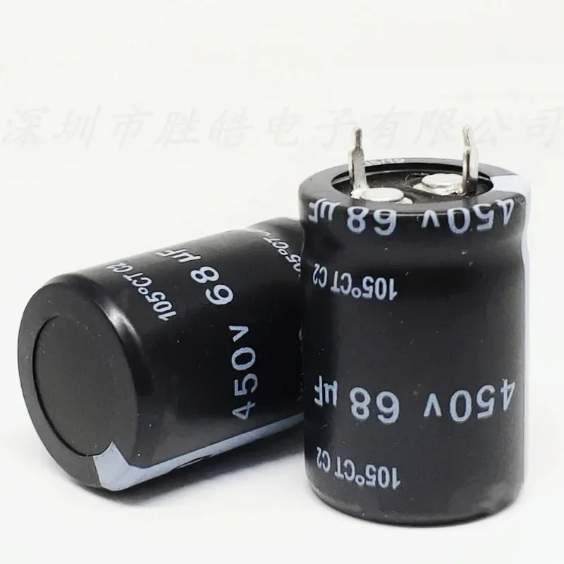 

(2PCS/10PCS) 450v68uf Volume:22x25mm Aluminum Electrolytic Capacitors 450V68uF Hard Feet