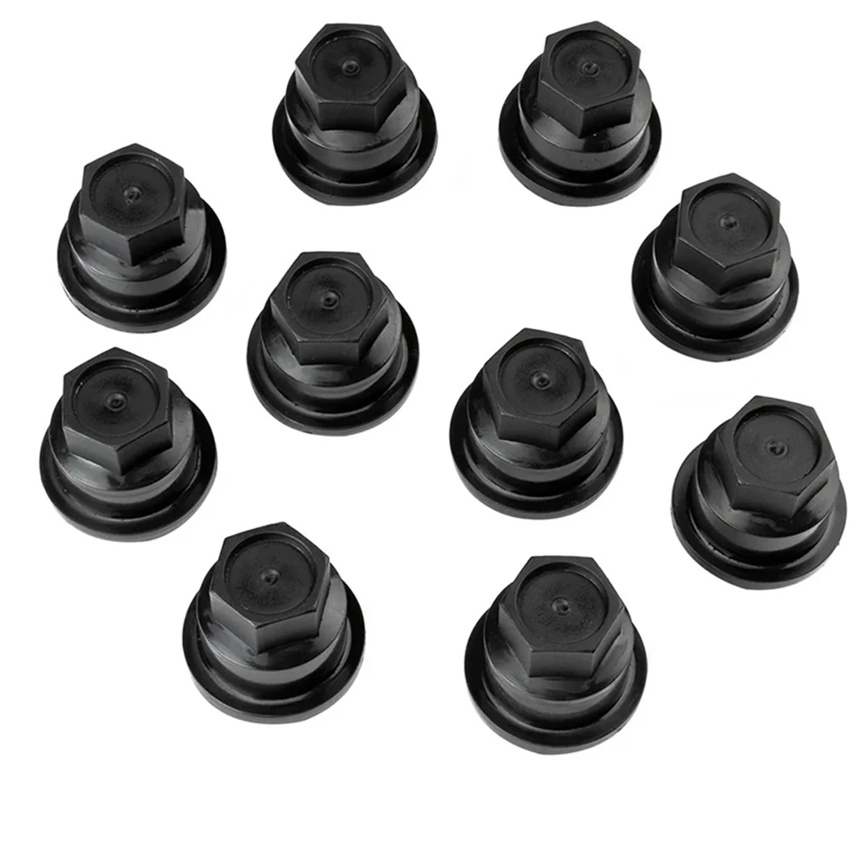 20 Stück schwarze Radmutterabdeckungen Kappe für Chevrolet S10 Blazer & für GMC Jimmy Sonoma 15661036 Rad Auto Ventilkappe Reifenkappen Ersatz – Detail 10