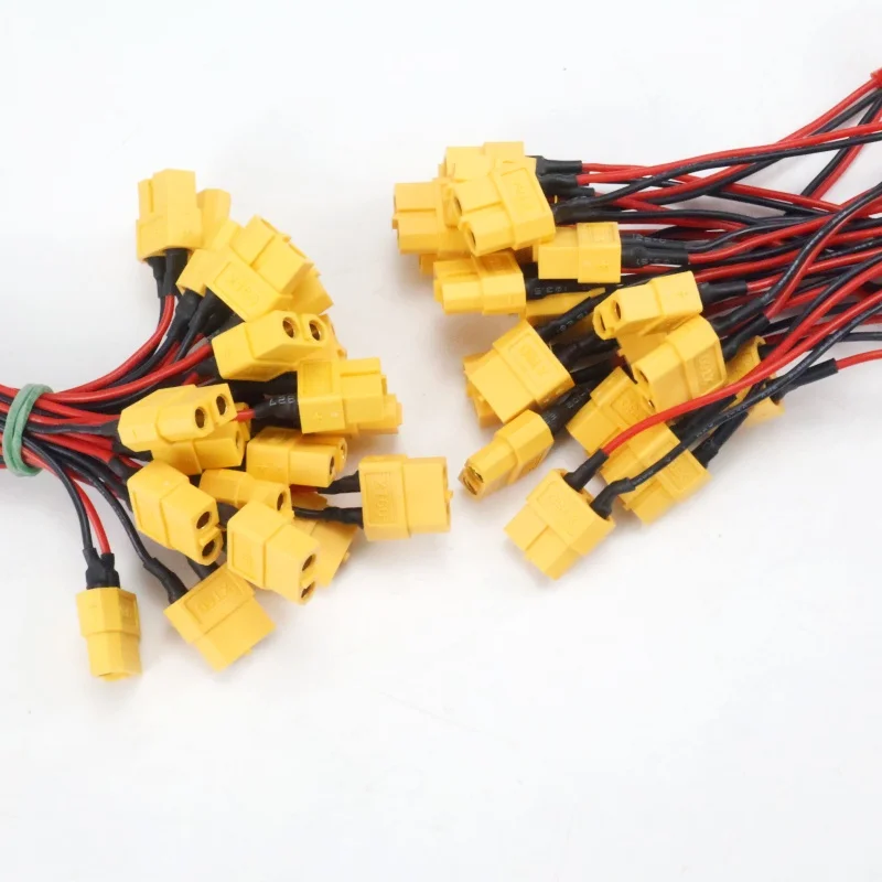 10 سنتيمتر RC كابل محول البطارية XT60 إلى JST ذكر/موصل سالب 22AWG سلك السيليكون ل FPV الطائرة بدون طيار قطع غيار السيارات 5 قطعة