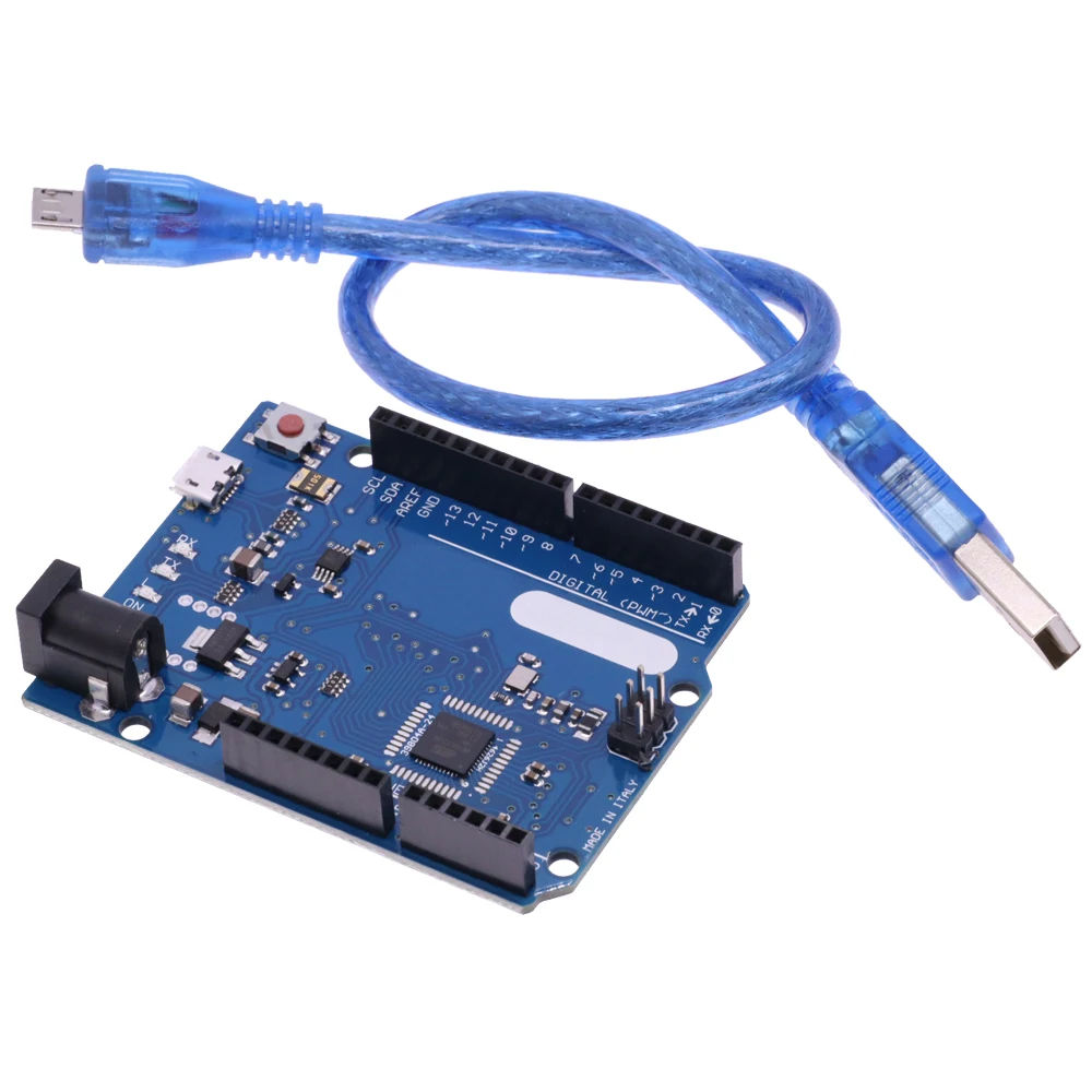 Leonardo R3 Microcontroller Atmega32u4 Development Board With USB Cable Compatible For Arduino DIY Starter Kit