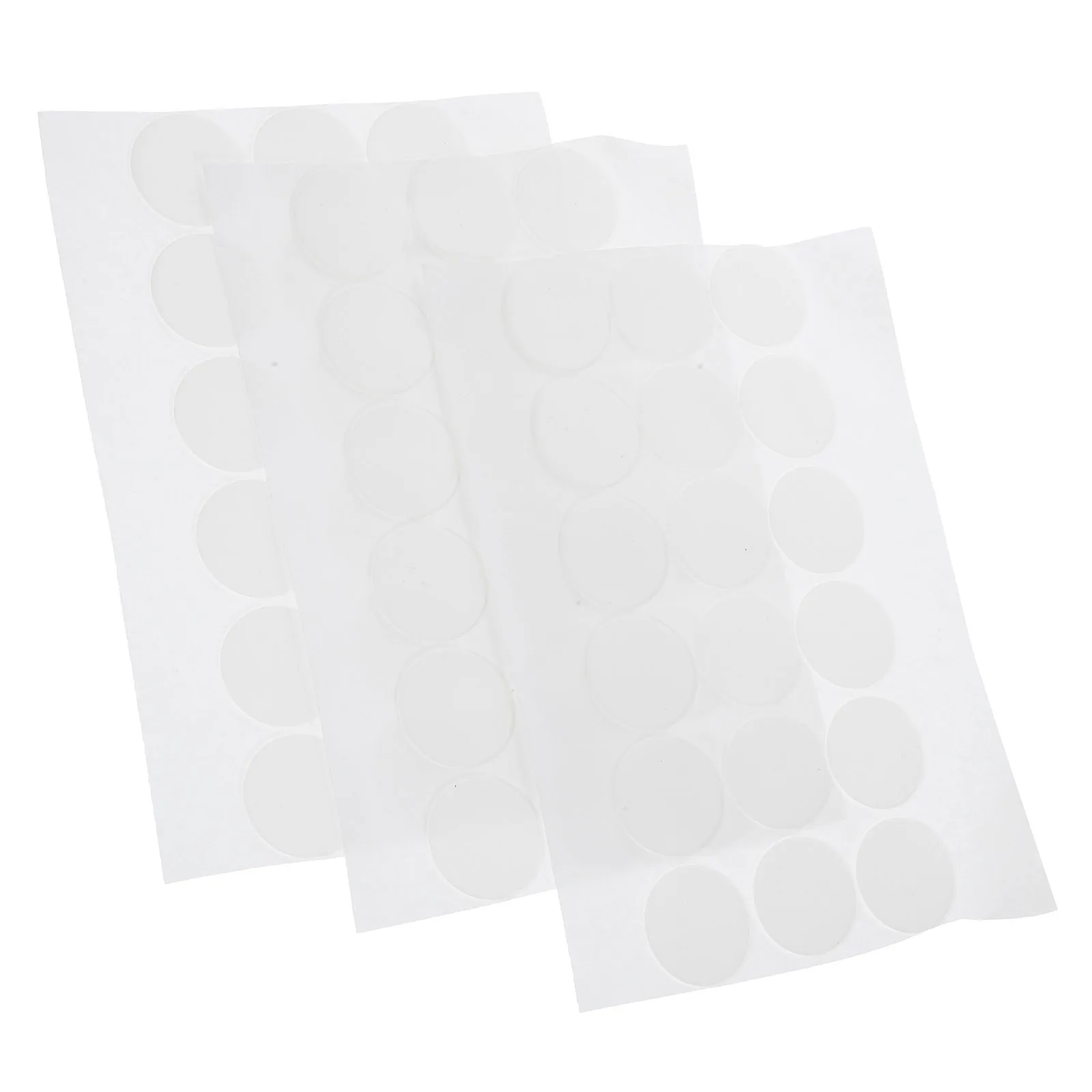 

60Pcs Double Sided Tape Round Adhesive Stickers Strong Hold Traceless Removal Multi-Use Clear Craft Tapes for Home Office
