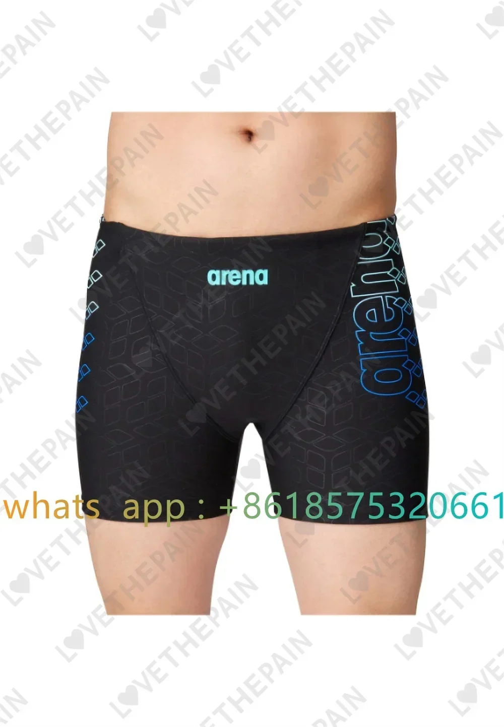 Men Jammer Training Swimwear Trunks Shorts Beach Tights Quick Dry Swimming Running Sports Surfing Swimsuit Summer Printing Pahts - view 4