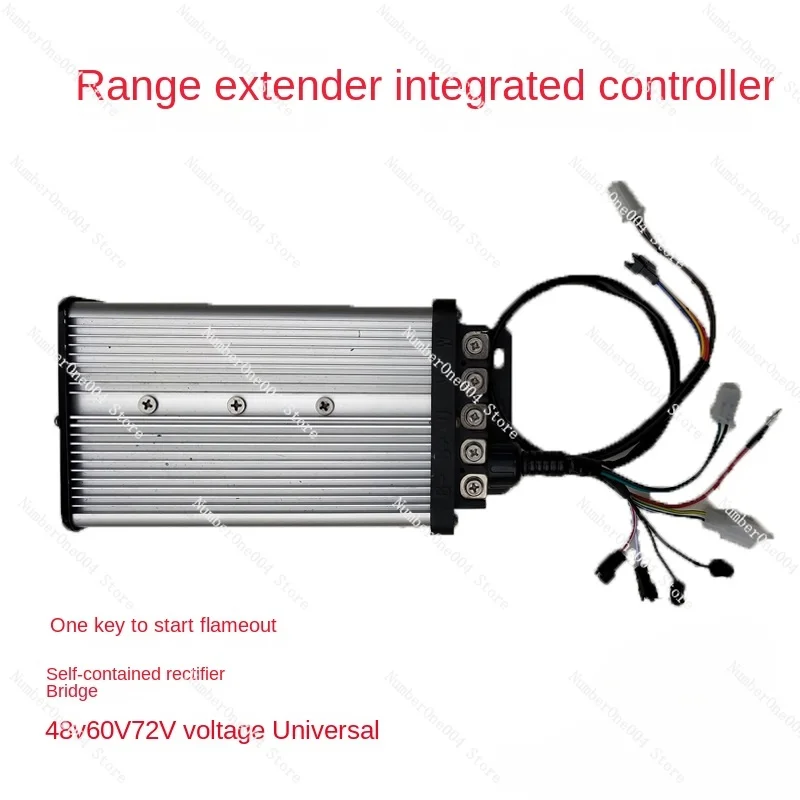 Frequency Conversion Range Extender Starter Integrated with Rectifier One Key Start Flameout 48/60/72 V Universal Controller